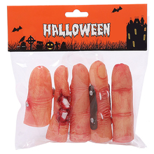 5pcs Halloween Bloody Finger Broken Finger Horror Props Simulated Halloween Party Decor Scary Fake Finger Halloween Supplies 2024 - buy cheap