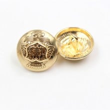 10pcs/lot Retro Style metal button Gold for clothing sweater coat decoration shirt buttons accessories DIY JS-0243 2024 - buy cheap