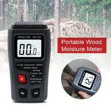 Humidity Measuring Instrument Moisture Tester Moisture Meter Tool ABS Grey Floor Instrumentation Carton Wood LCD Hardness 2024 - buy cheap