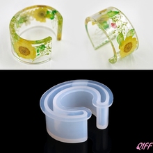 Open Cuff Silicone Mold Jewelry Making Bracelet Bangle Mould For Resin Flower DIY 2024 - buy cheap