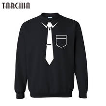 TARCHIA 2021 New Fashion Male Tie Pullover Hoodies Sweatshirt Personalized Breaking Men Boy Casual Parental Survetement Homme 2024 - buy cheap