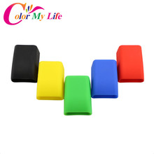 Color My Life Rubber Car Seat Belt Clips Locking Buckles Cover for Chevrolet Cruze Malibu Trax for Peugeot Citroen for Kia Honda 2024 - buy cheap