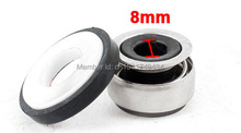 Fuelle de goma anillo giratorio de cerámica sello mecánico 8mm diámetro interno 5 piezas 2024 - compra barato