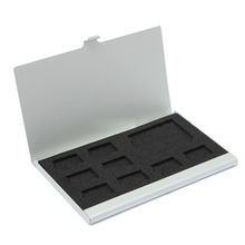 9 Micro-SD/SD Memory Card Storage Holder Box Protector Metal Cases 8 TF&1 SD 2024 - buy cheap