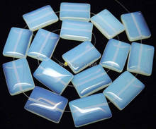 17x25mm White Opal Rectangle Loose Beads 15",we provide mixed wholesale for all items ,please contact us ! 2024 - buy cheap