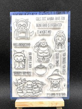 Cartoon Transparent Clear Silicone Stamp/Seal for DIY scrapbooking/photo album Decorative clear stamp sheets  A1188 2024 - buy cheap