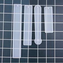 1pcs Bookmarks Silicone Mold DIY Jewelry Making Tool Moulds UV Epoxy Resin Decorative Craft 2024 - buy cheap