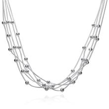 Jewellery Supplier Silver Plated Necklace For Women Unisex Jewelry Cute Style For mother 2024 - buy cheap