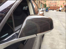 for Tesla Model X 90D P90D 75D 100D 2016 2017 Real Carbon fiber mirror cover rear view mirror cover gloss black 2024 - buy cheap