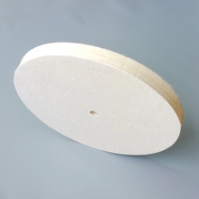 10 "/12" polir a roda de feltro de lãs para o polimento fino plástico de vidro de madeira do metal 2024 - compre barato