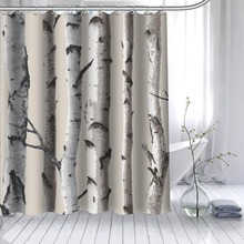 Birch Fores Shower Curtain 3D Waterproof Polyester Fabric Bath Curtain High Defintion Printing 12 Hooks For The Bathroom Gift 2024 - buy cheap