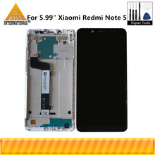 Axisinternacional-pantalla LCD Original de 5,99 "para Xiaomi Redmi Note 5, Redmi Note 5 Pro, Digitalizador de Panel táctil con marco 2024 - compra barato