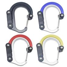 Aluminum Alloy  Multifunctional Outdoor Climbing Carabiner Keychain Snap Clip Lock Buckle Security Mountaineering  Equipment 2024 - buy cheap