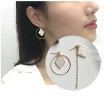 Ey369-pendientes de borla asimétricos irregulares para mujer, joyería de moda redonda geométrica, pendiente, abalorio, joyería 2018 2024 - compra barato