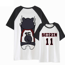 Kuroko no Basket T-Shirt Anime Kuroko No Basuke Seirin 11 Cosplay T Shirt Fashion Men Women Short Sleeve Cotton Tees 2024 - buy cheap