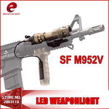 Lanterna de led tática para arma airsoft sf m952v, luz branca e saída ir, softair ex192, à prova d'água e à prova de choque 2024 - compre barato