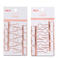Two Size Hollowed Out Design Binder Clip Stationery Metal Clips School Supply 2024 - buy cheap