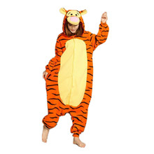 Adults Polar Fleece Kigurumi Anime Cosplay Onesies Animal Tiger Pajamas Halloween Carnival Party Costume 2024 - buy cheap
