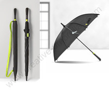 112cm auto open antique anti-thunder fiberglass business windproof umbrella yellow carrying belts waterpoof commercial parasol 2024 - buy cheap