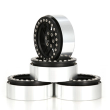 Conjunto de cubo de roda beadlock para crawler modelo 1/10, 4 pçs, liga metálica, traxxas, hsp, redcat, rc4wd, tamiya axial, scx10, d90, hpi 2024 - compre barato