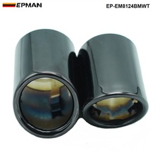 304SS Dual Exhaust Black Chrome Muffler Tips For BMW 5 Serice N20 engine EP-EM8124BMWT 2024 - buy cheap