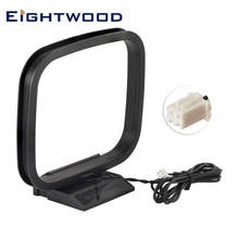 Eightwood Indoor AM Car Antenna Aerial 2-Pin Mini Connector for Sony Philips Curtis Compact Disc Receiver Radio Audio System 2024 - купить недорого