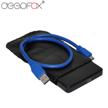 DeepFox-carcasa de disco duro móvil USB 3,0 a SATA, caja de cierre externo, para ordenador, compatible con 2TB 2024 - compra barato
