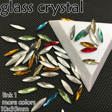 Новое поступление 80 шт. 10x35 мм Длинный Navette необычный камень маркиза заостренный задний стеклянный кристалл AB больше цветов для изготовления ювелирных изделий 2024 - купить недорого
