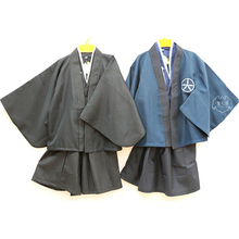 Traje de estilo japonés para niños, conjuntos de Kimono japonés, ropa de Samurai, trajes para niños, ropa nacional de Yamato 2024 - compra barato