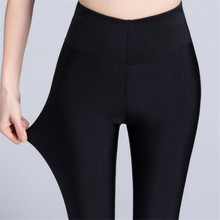 YGYEEG Women Spring Autumn Casual Pencil Pants Legging Female Black Elastic Leggins Ladies Elastic Legins White Shiny Legging 2024 - buy cheap