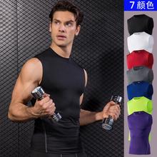 Quickly Dry Running Vest Elastic Compression Tights Vest Gym Tank Top Men Fitness Bodybuilding Sleeveless T Shirts Sport Shirt 2024 - buy cheap