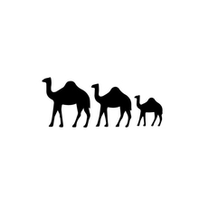 Calcomanías de vinilo de Camel Family Animal para ventana de coche, calcomanías de pegatina de moda 2024 - compra barato