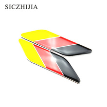 High quality metal can bend domestic flag car sticker for Cadillac XTS SRX ATS CTS/Renault Koleos Fluenec Latitude 2024 - buy cheap