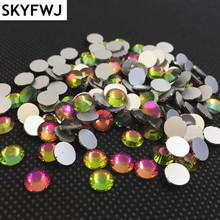 Crystal Rainbow ss3-ss34 bag Nail Rhinestones Flat Back Non Hotfix Glitter Nail Stones,DIY 3d Nail Phones Decorations 2024 - buy cheap