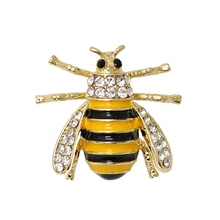 Amarillo broche de abeja Pin lindo Animal Pin accesorios de la ropa 2024 - compra barato