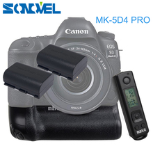 Meike-mando a distancia inalámbrico MK-5D4 PRO 2,4G, batería de Empuñadura de batería Vertical, para cámara Canon 5D Mark IV, LP-E6 2024 - compra barato