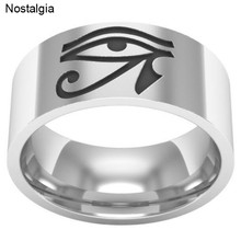 Старинное египетское готическое кольцо из нержавеющей стали с религиозной защитой 2024 - купить недорого