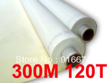 Free shipping Promotion 3 meters 120T 300M polyester silk screen printing mesh 120T 127CM width 2024 - buy cheap