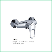 Free Shipping Chrome Single Handle Shower Mixer Bathroom Faucet Economic Style Simple Design with Flexible Hose and ABs shower 2024 - buy cheap