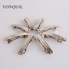 Free shipping 40MM rhodium plated french Hair Barrette Clips Findings Iron Hair Clips Findings DIY hair accessories 300pcs/lot 2024 - buy cheap