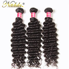 Nadula Hair 3 Bundles Malaysian Hair Deep Wave 12-26inch 100% Human Hair Weave Bundles Natural Color Remy Hair Extensions 2024 - buy cheap