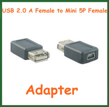 Adaptador USB 2,0 A hembra A Mini 5P hembra, Cable conector adaptador, convertidor de extensión, 5 uds. 2024 - compra barato