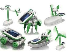 Новинка 2019 игрушки DIY 6 в 1 на солнечных батареях Diy Роботизированный набор обучающая электрическая машинка для мальчиков Подарочная игрушка для детей 2024 - купить недорого