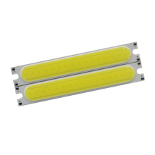 Faixa de diodo led cob para bicicleta, barra de luz de trabalho para fonte de luz de barra de diodo led 3v 3.7v 76mm 4w, lâmpada branca de bicicleta diy com 10 peças 2024 - compre barato