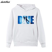 New Fashion Men Zipper Fleece Hoodie Dive Scuba Dive Hoodies Fan Gift Idea Sweatshirt Funny Casual Hoody Streetwear 2024 - buy cheap