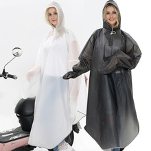 Casaco de chuva transparente impermeável, poncho à prova d'água para homens e mulheres, capa de chuva para motocicleta ao ar livre 2024 - compre barato
