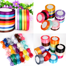 25 Yard 3mm-20mm Slik Satin Ribbon Wedding Party Decoration Invitation Card Gift Wrapping Scrapbooking Supplies DIY Bow Craft 2024 - buy cheap