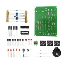 Kit de bricolaje de reloj electrónico AT89C2051, tubo Digital, pantalla LED, conjunto de piezas de módulo electrónico y componentes, DC 9V-12V, 5 uds. 2024 - compra barato