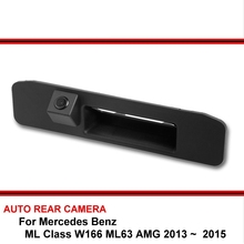 Для Mercedes Benz ML Class W166 / ML63 AMG 2013 ~ 2015 Автомобильная камера заднего вида / камера заднего вида / HD CCD RCA NTST / Магистральные ручка 2024 - купить недорого