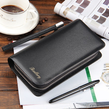 High Quality Vintage Man Wallet Male Slim Pu Leather Bifold Business Long Wallet Card Coin Wallet Purse Cartera Hombre Billetera 2024 - buy cheap